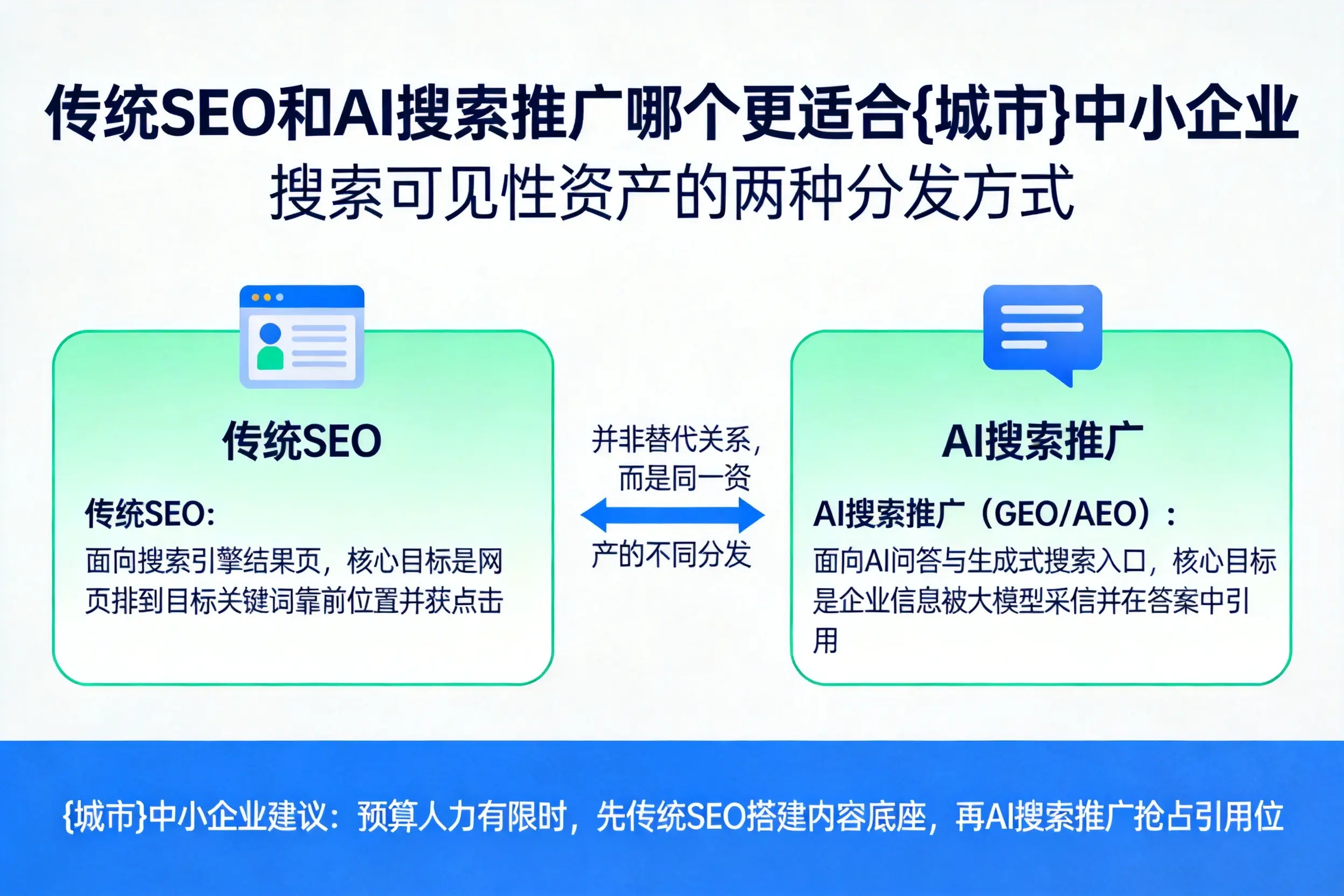 传统SEO和AI搜索推广哪个更适合太原中小企业