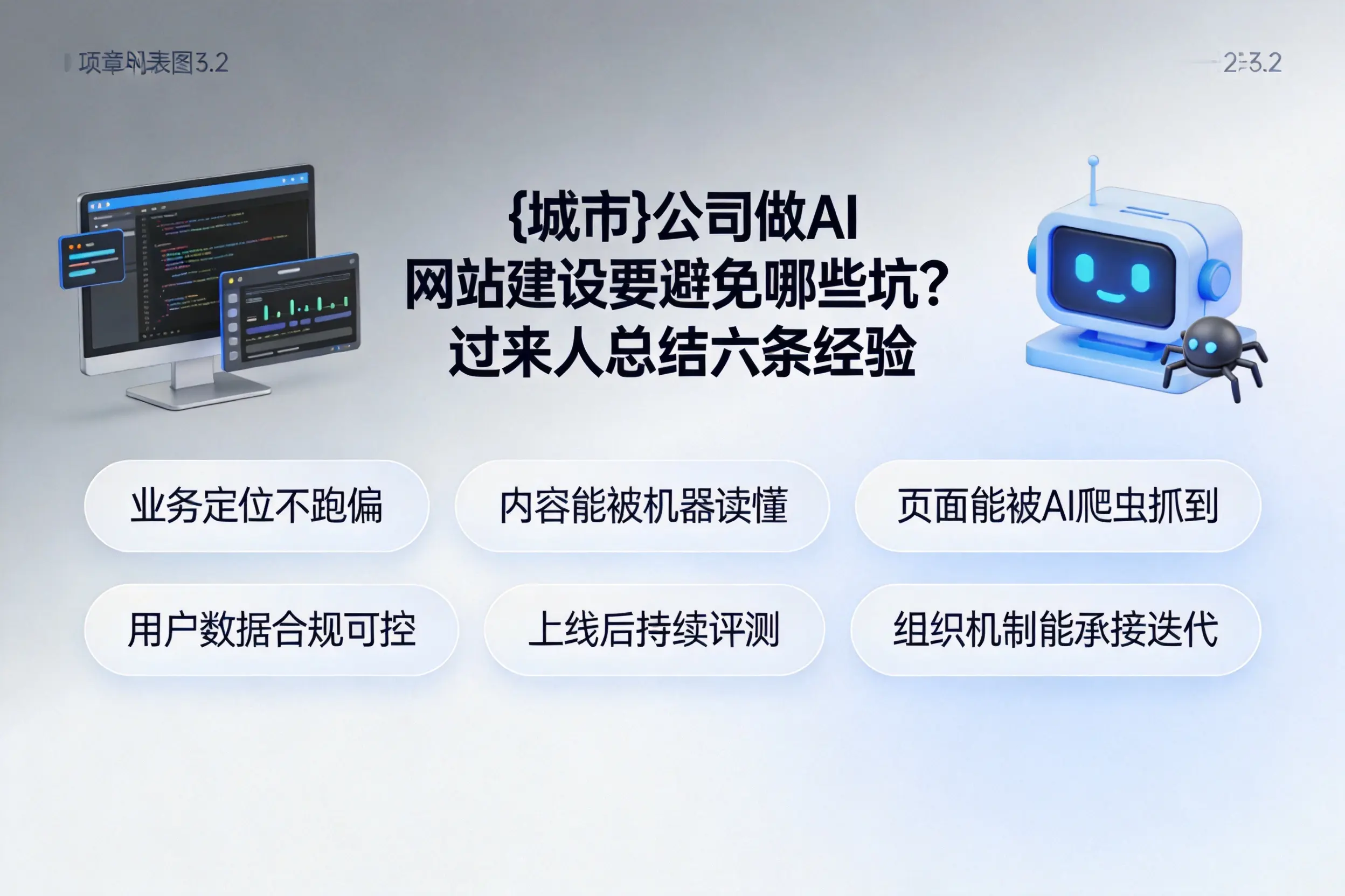 太原公司做AI网站建设要避免哪些坑？过来人总结六条经验
