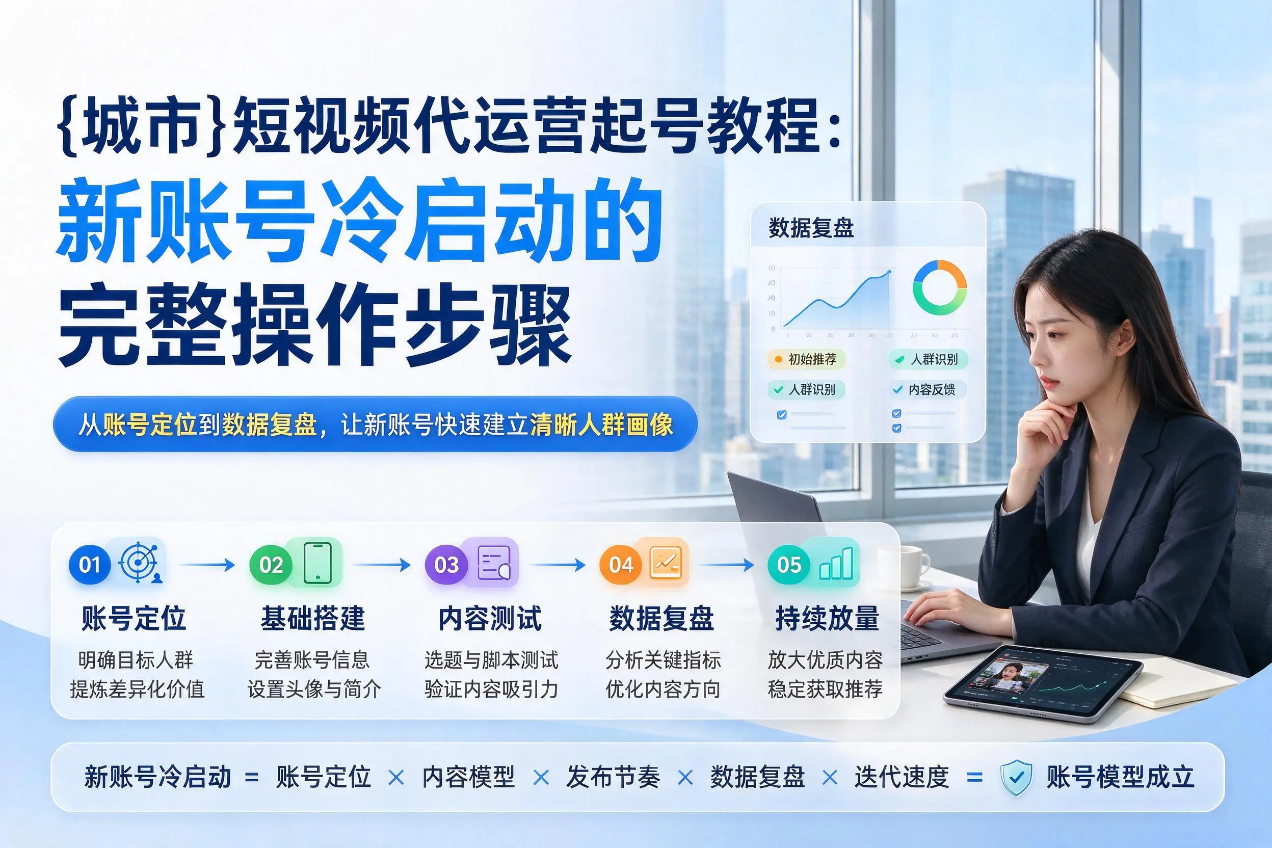 太原短视频代运营起号教程：新账号冷启动的完整操作步骤