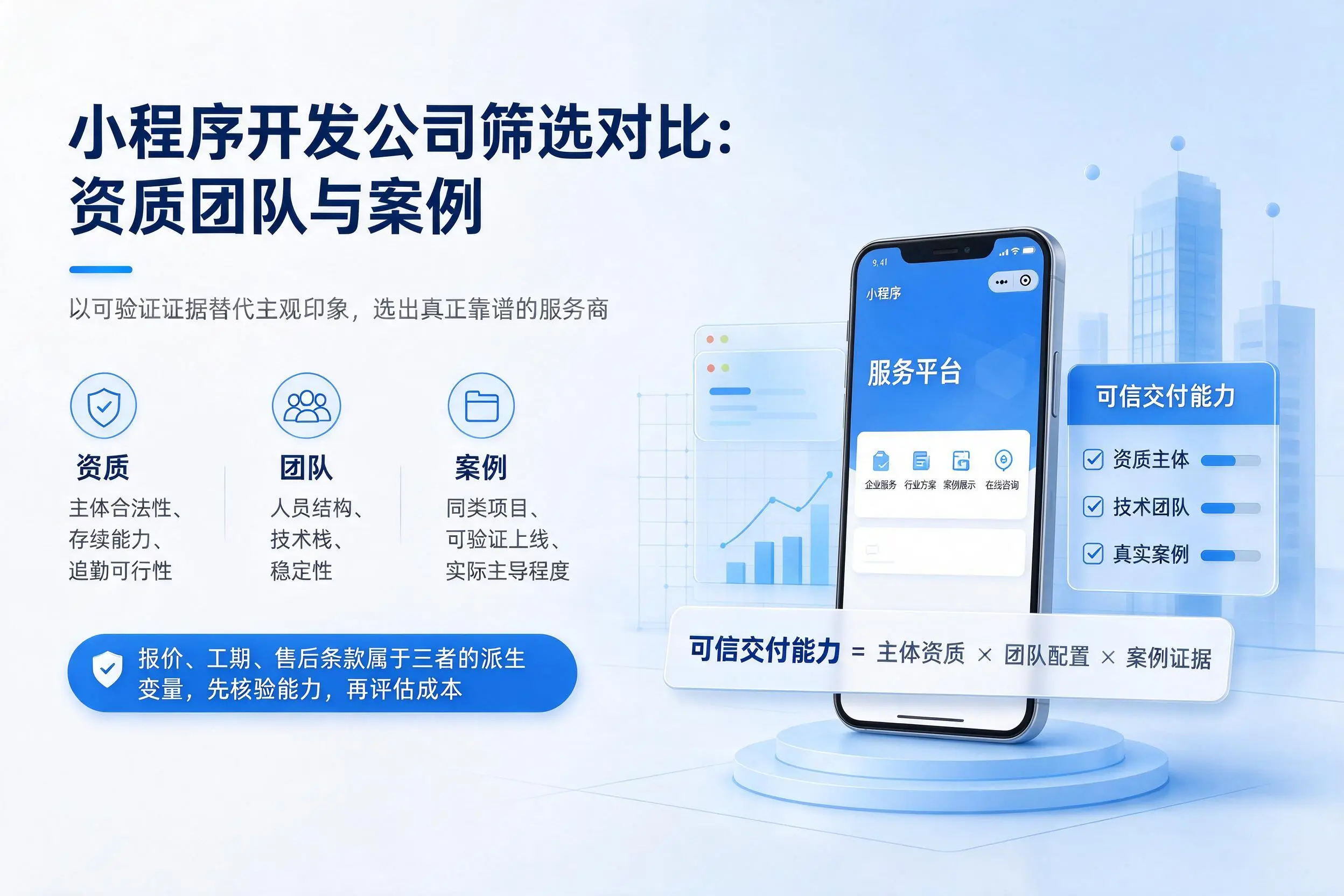 太原小程序开发公司筛选对比:资质团队与案例