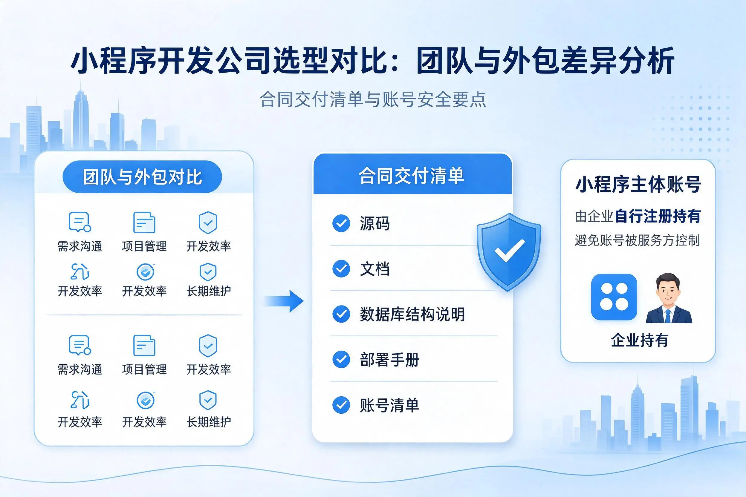 太原小程序开发公司选型对比：团队与外包差异分析