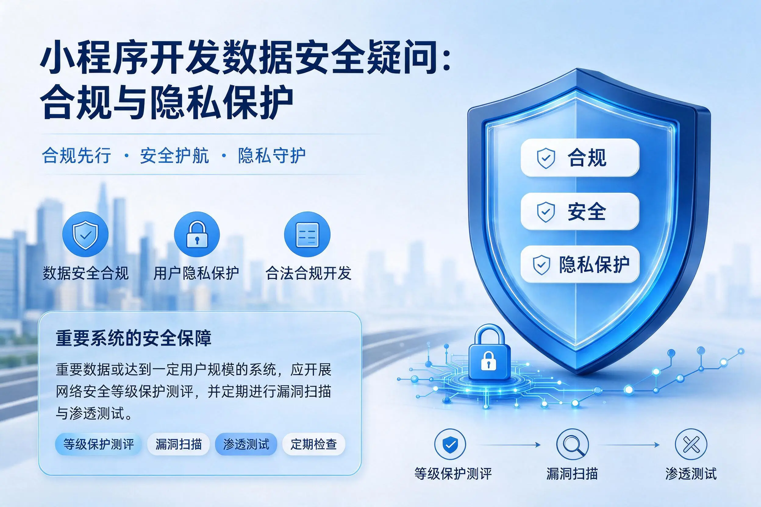 太原小程序开发数据安全疑问:合规与隐私保护