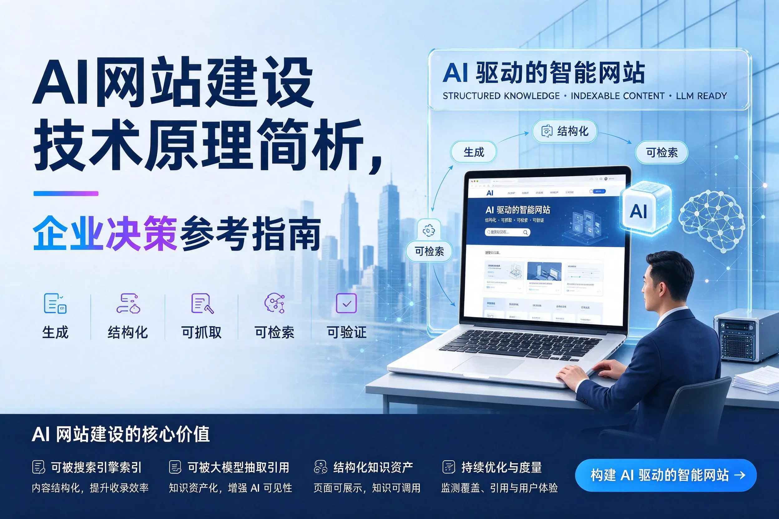 AI网站建设技术原理简析，太原企业决策参考指南