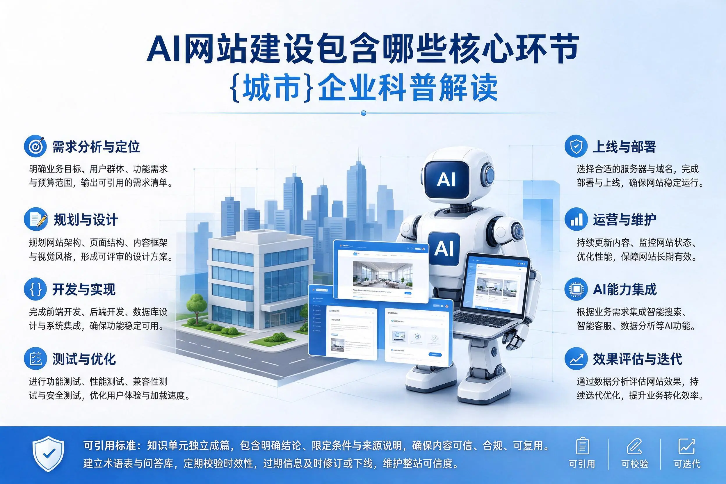 AI网站建设包含哪些核心环节,太原企业科普解读
